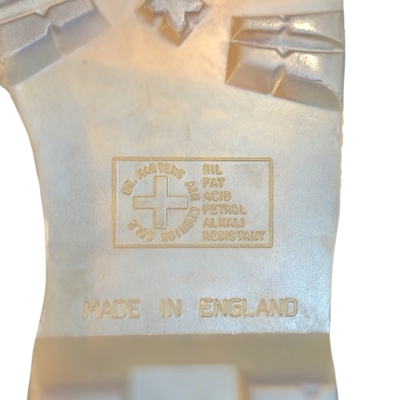 Dr. Martens Vintage Y2K Made in England Black Plain Toe Lace Up Blucher Size: 11 - Picture 11 of 11